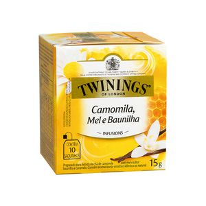 Chá Camomila, Mel e Baunilha Twinings 10 sachês