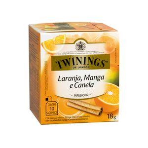 Chá Laranja Manga e Canela Twinings 10 sachês
