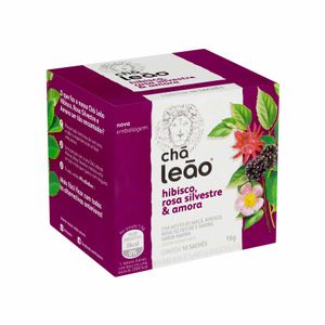 Chá Misto Hibisco, Rosa Silvestre & Amora Leão 10 sachês