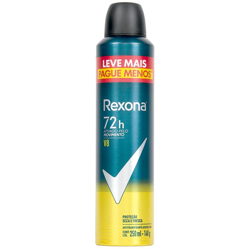 Desodorante-Aerossol-Antitranspirante-Rexona-72h-Men-V8-250ml-Embalagem-Promocional-Zaffari-00