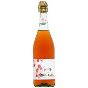 Vitalia Lambrusco Frizzante Italiano Vinho Rosé 750ml