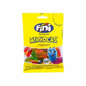 Bala Gelatina Minhocas Fini 90g