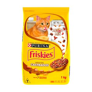 Ração para Gatos Friskies Purina Adultos Castrados Megamix 1kg