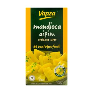 Mandioca Aipim Cozida no Vapor Vapza 500g