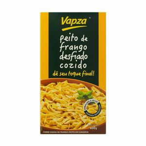 Peito de Frango Cozido Desfiado Vapza 400g