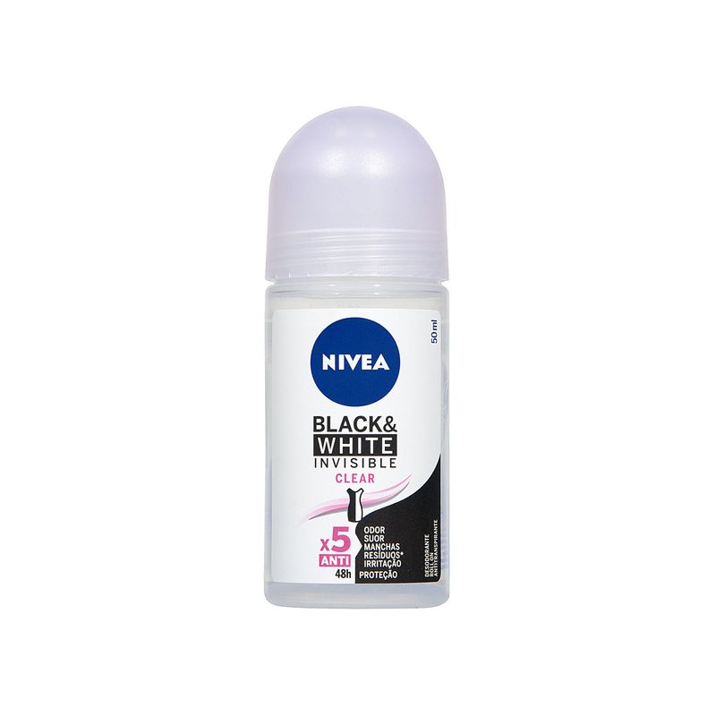 Desodorante-Roll-on-Antitranspirante-Nivea-Black---White-Invisible-Clear-50ml-Zaffari-00