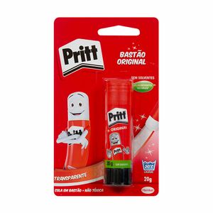 Cola em Bastão Transparente Pritt 20g