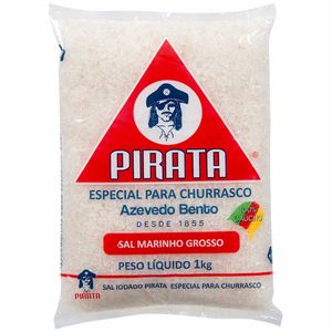 Sal Grosso para Churrasco Pirata Tradicional 1kg