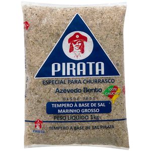 Sal Marinho Grosso Temperado Pirata 1kg