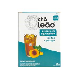 Chá Mate Ice Tea + Pêssego Leão 10 sachês