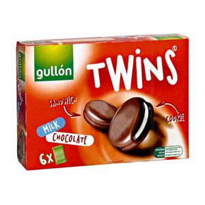 Biscoito Recheado com Cobertura de Chocolate ao Leite Twins Gullón 252g