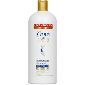 Shampoo Dove Reconstrução Completa Cabelos Danificados 670ml Tamanho Econômico