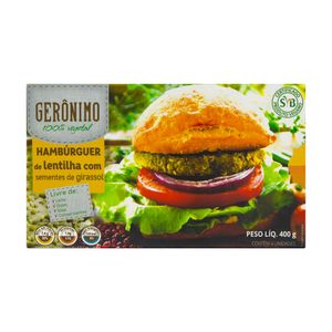 Hambúrguer de Lentilha com Sementes de Girassol Gerônimo 400g