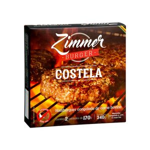 Hambúrguer de Costela Bovina Zimmer 340g