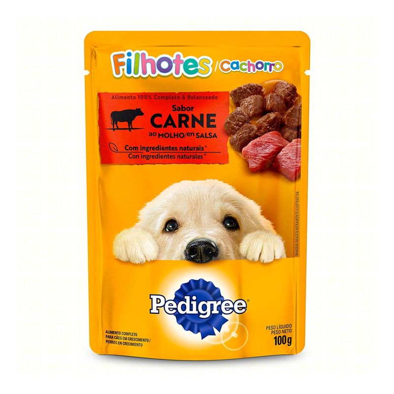 Racao-Umida-para-Caes-Pedigree-Filhotes-Carne-100g-Zaffari-00