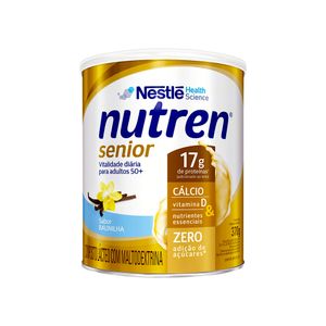 Suplemento Alimentar de Baunilha Nutren Senior Nestlé 370g