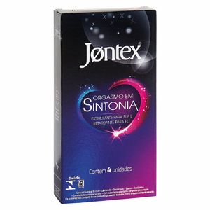 Preservativo Jontex Orgasmo em Sintonia 4 unidades