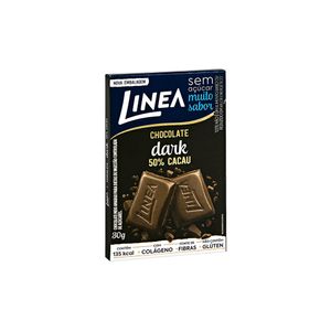 Chocolate Linea Dark 50% Cacau Zero Açúcar 30g