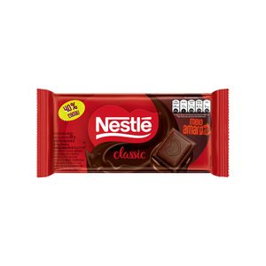 Chocolate Nestlé Classic 40% Cacau Meio Amargo 80g