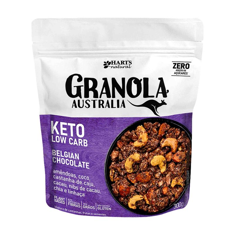 Granola-Australia-Belgian-Chocolate-Keto-Lowcarb-Hart-s-Natural-300g-Zaffari-00