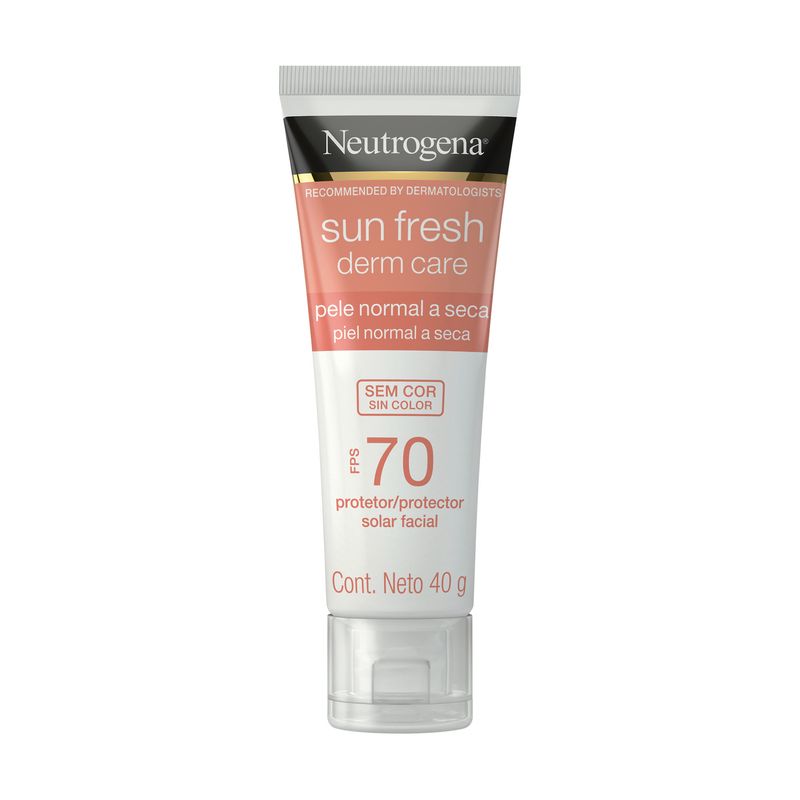 Protetor-Solar-Facial-Neutrogena-FPS70-Sun-Fresh-Derm-Care-Pele-Normal-a-Seca-40g-Zaffari-00