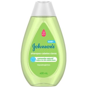 Shampoo Johnson's Baby Cabelos Claros Camomila Natural 400ml