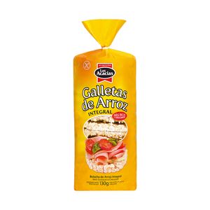 Biscoito Integral Galletas de Arroz Las Acacias 130g