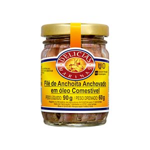 Filé de Anchova em Óleo Delicias Marinas 90g