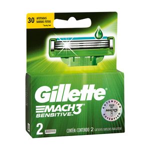 Carga Gillette Mach 3 Sensitive 2 unidades