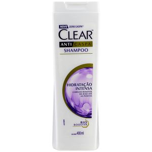 Shampoo Anticaspa Clear Hidratação Intensa 400ml