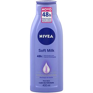 Loção Hidratante Nivea Soft Milk Hidratação Profunda Pele Seca 400ml