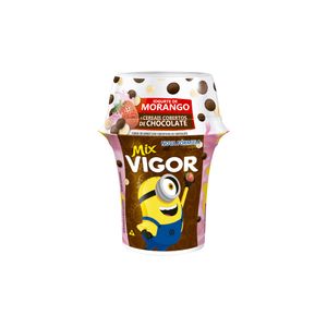 Iogurte Integral de Morango + Cereais Mix Vigor 140g