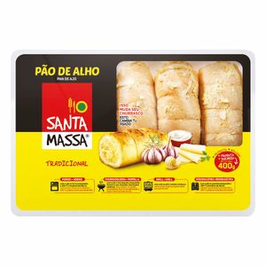 Pão de Alho Tradicional Santa Massa 400g