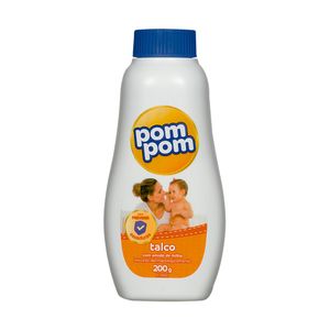 Talco Pom Pom com Amido de Milho 200g