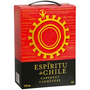 Espiritu de Chile Cabernet Carménère Chileno Vinho Tinto 3 Litros