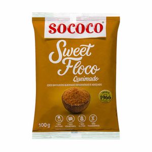 Coco Ralado Queimado e Adoçado Sweet Floco Sococo 100g