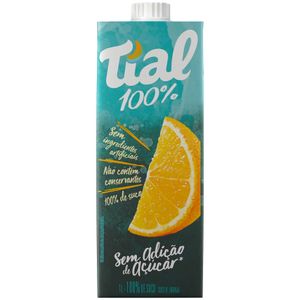 Suco de Laranja sem Adição de Açúcar 100% Suco Tial 1 Litro