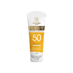 Protetor Solar Corporal Australian Gold FPS50 Textura Ultraleve Gel Creme 200g