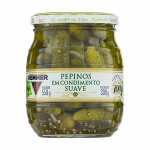 Pepinos em Conserva Suave Hemmer 300g