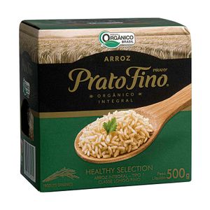 Arroz Orgânico Integral Healthy Selection Prato Fino 500g