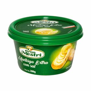 Manteiga Extra com Sal Gran Mestri Pote 200g