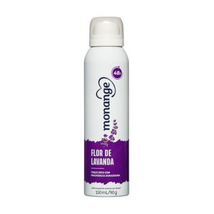 Desodorante Aerossol Antitranspirante Monange Flor de Lavanda 150ml