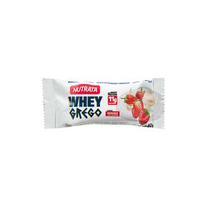 Barra de Proteína Morango com Chantilly Whey Grego Havanna Nutrata 40g