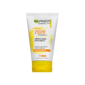 Sabonete Líquido Facial Garnier SkinActive Uniform & Matte 120g