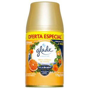 Odorizador Automatic Refil Brisa Cítrica de Verão Glade 269ml Embalagem Promocional