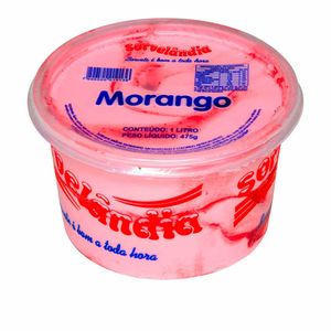 Sorvete de Morango Sorvelândia 1 Litro