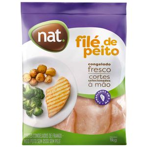 Filé de Peito de Frango Congelado Nat 1kg