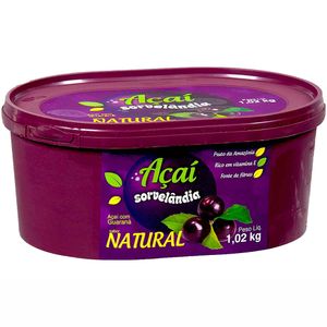 Açaí com Guaraná Sorvelândia 1,02kg