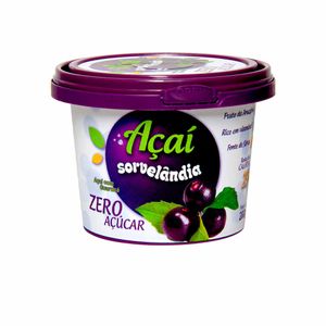 Açaí com Guaraná Zero Açúcar Sorvelândia 200g