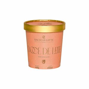 Sorvete de Doce de Leite Bacio di Latte 490ml